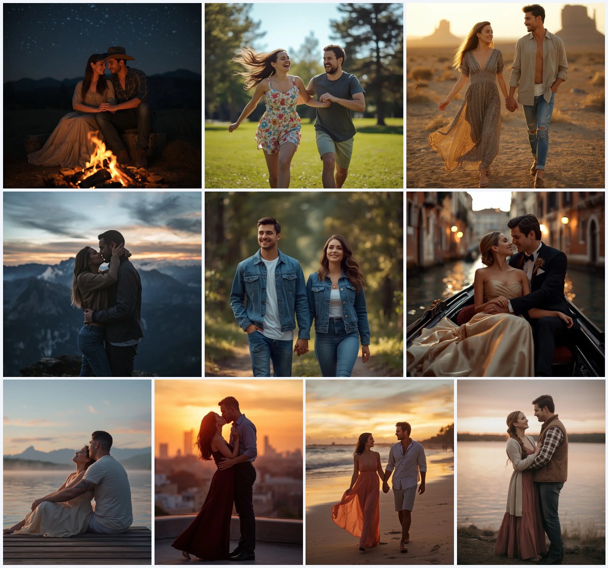 Best 10 Anniversary Couple AI Prompts for Elegant Dinner Dates with Romantic Ambiance
