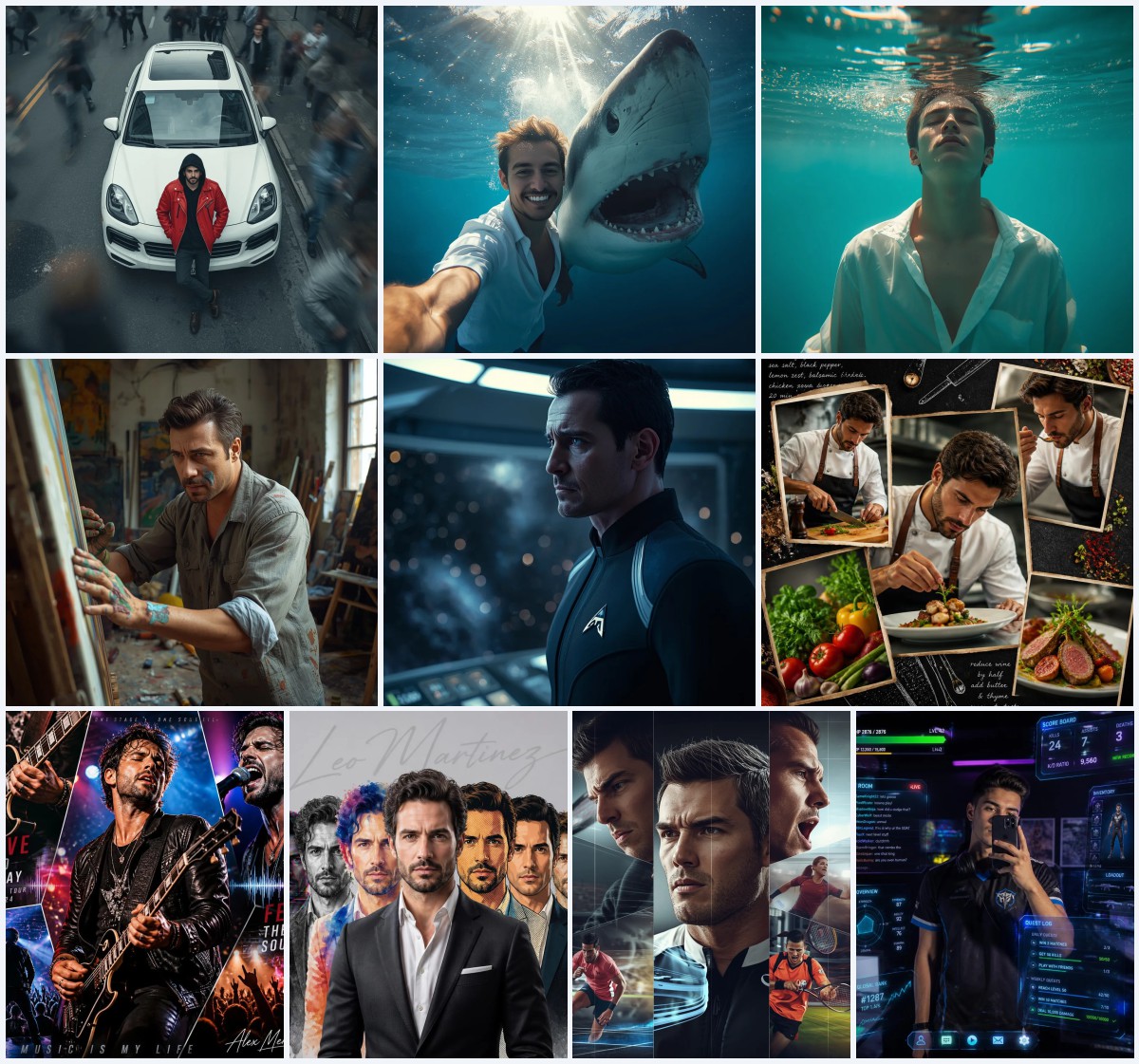 Best 10 Handsome Boy’s AI Prompts for Dynamic Outdoor Portraiture
