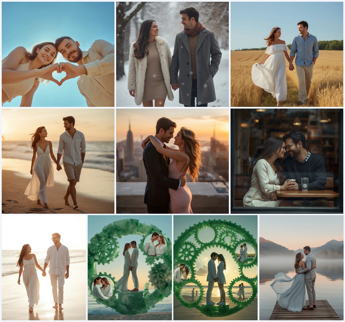 Best 10 Rainy Day Couple AI Prompts for Playful Puddle Jumping with Vibrant Umbrellas