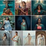 Best 10 Saree in Forest AI Prompts for Ethereal and Mystical Photography
