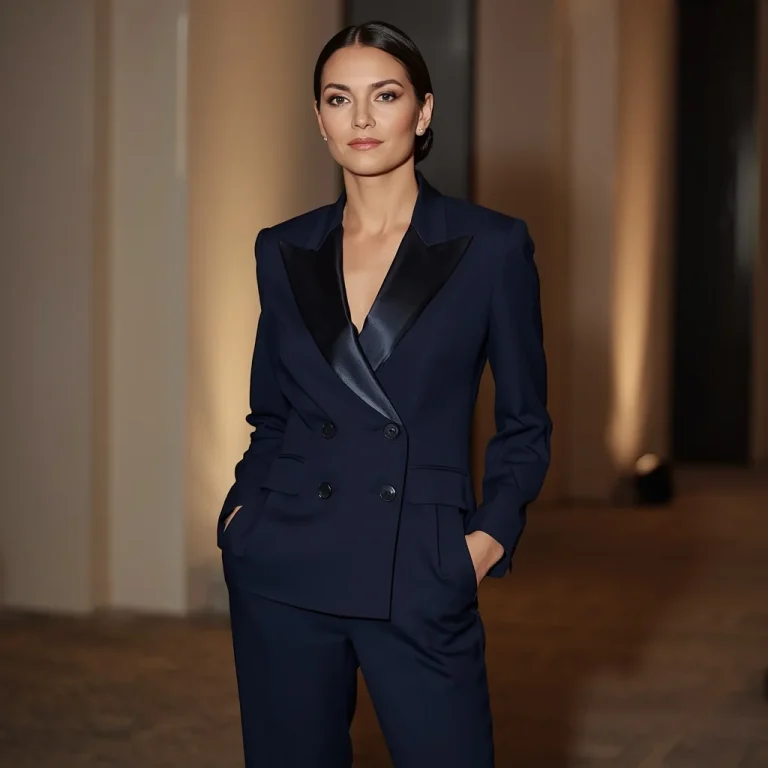 Sophisticated tailored Jumpsuit for a Corporate Gala | Gemini ai prompt