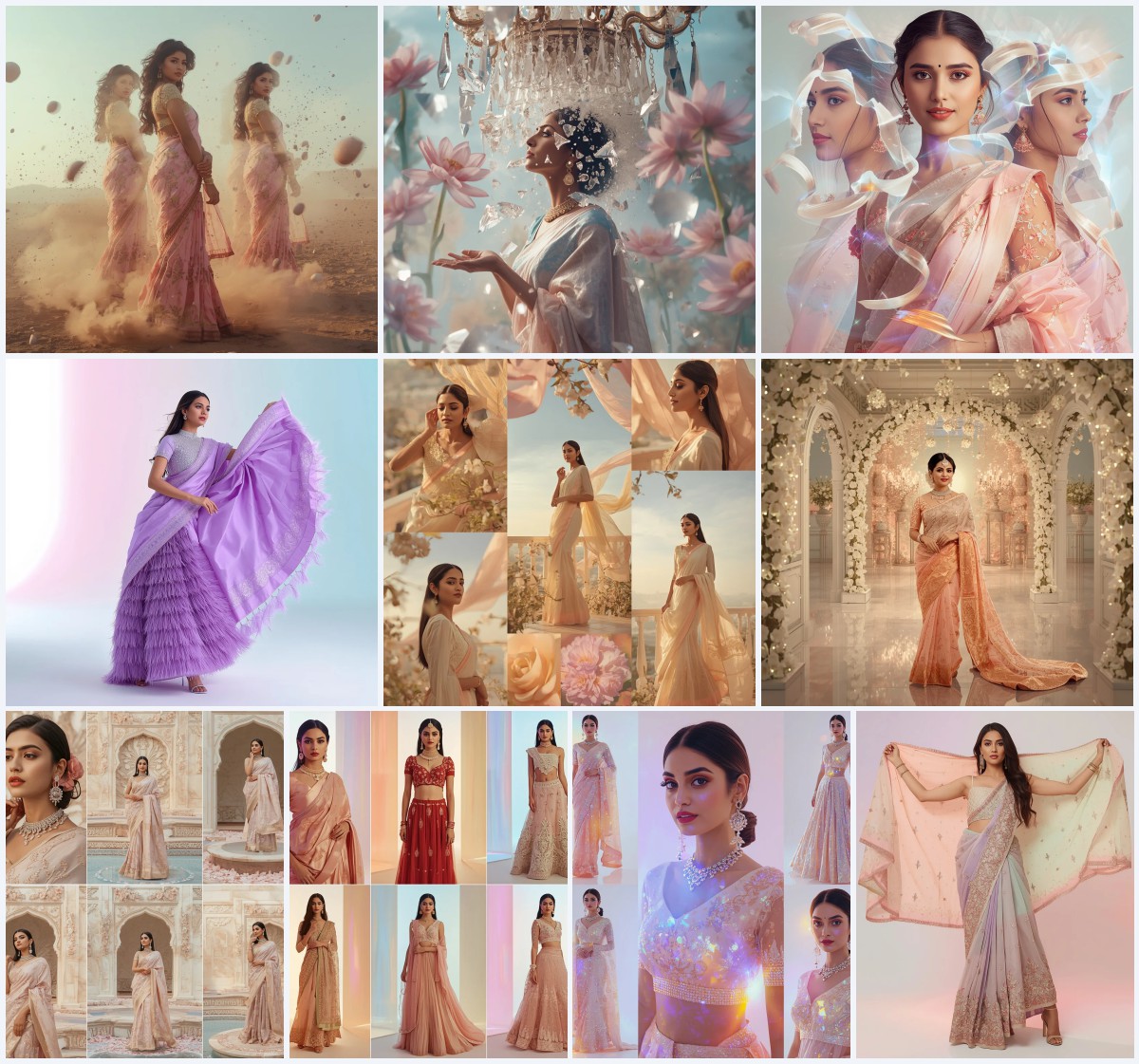 Top 10 Artistic Saree AI Prompts for Creative and Abstract Visuals